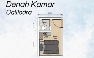Denah kamar calliodra.