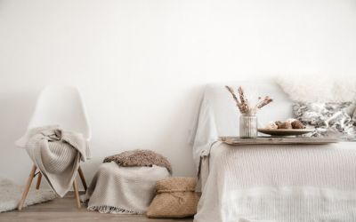 Desain interior bergaya Skandinavia.