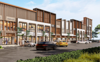Ilustrasi Area North Avenue Shophouses Citraland Surabaya (Foto: citralandthegreenlake.com)