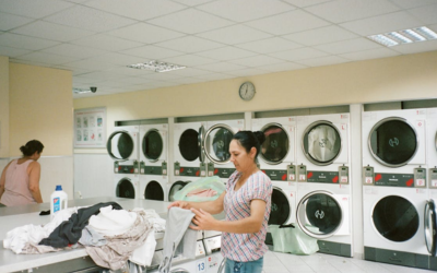Ilustrasi toko laundry.