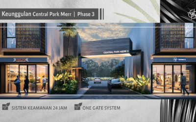 Main Gate Rumah Cluster di Central Park Merr Surabaya (Foto centralparkmerr.com)