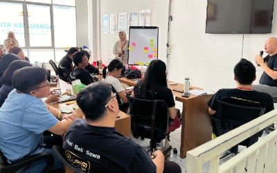 Dokumentasi event bersama marketing A&A
