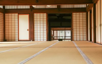 Ruang tatami sebagai salah satu ciri khas rumah gaya Jepang.