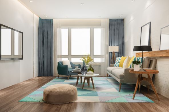 Living room in apartment