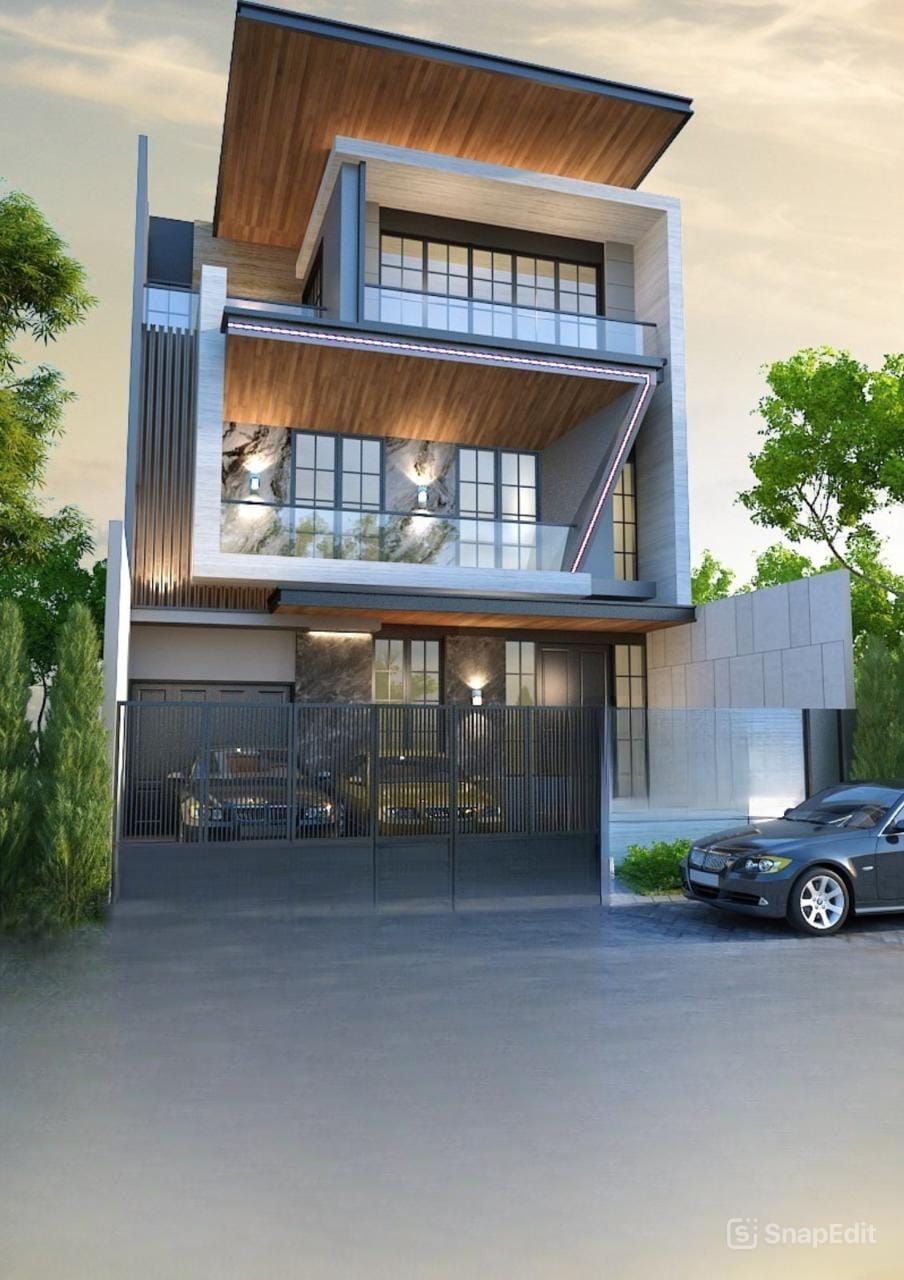 Dijual Rumah Mewah 3 Lantai New Project Modern Minimalis Citraland Utama Surabaya Barat - Image 1