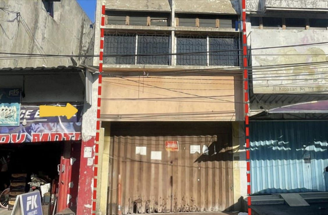 Dijual Lelang Ruko di Kapasari Simokerto Surabaya Utara Cocok Untuk Usaha - Image 1