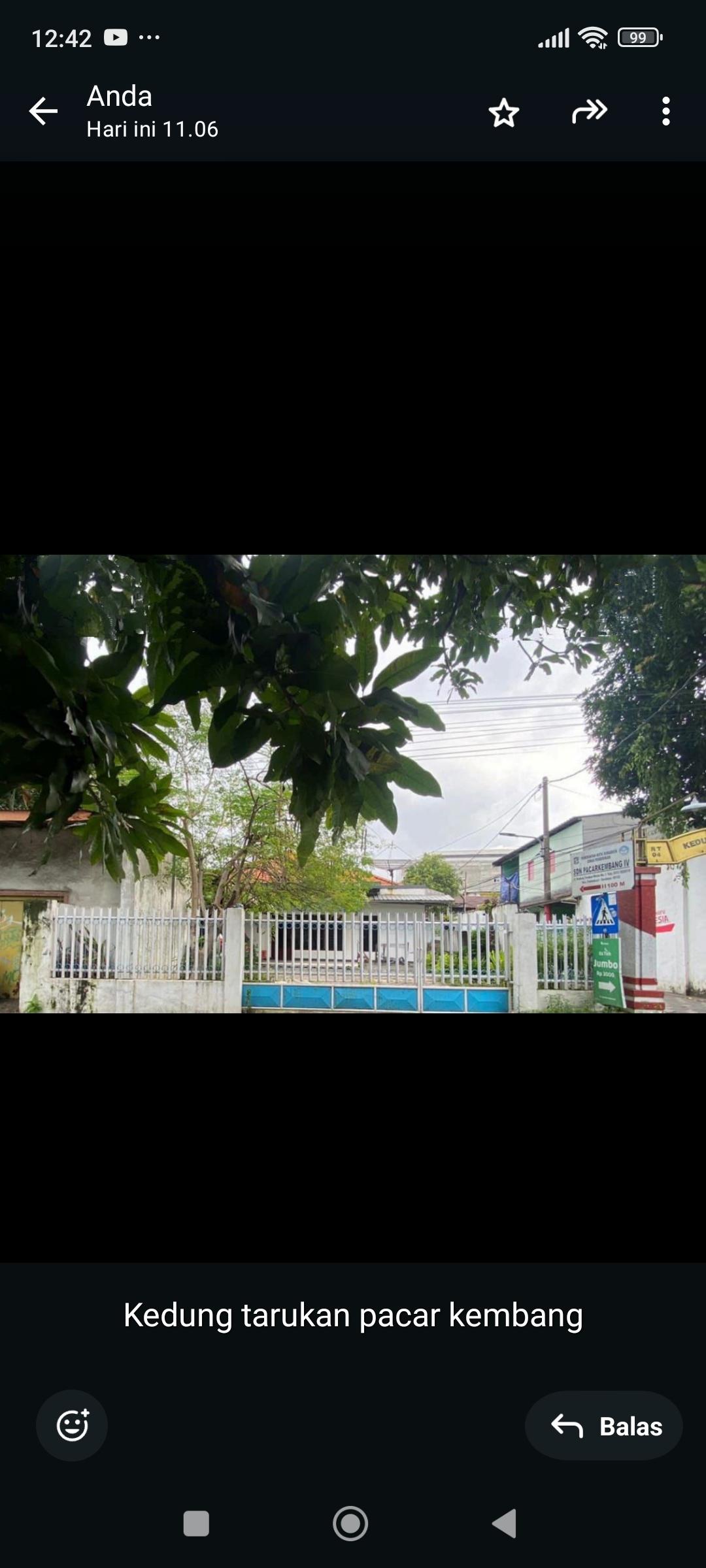 Dijual Murah Rumah Super Strategis di Kedung Tarukan Surabaya Timur - Image 1