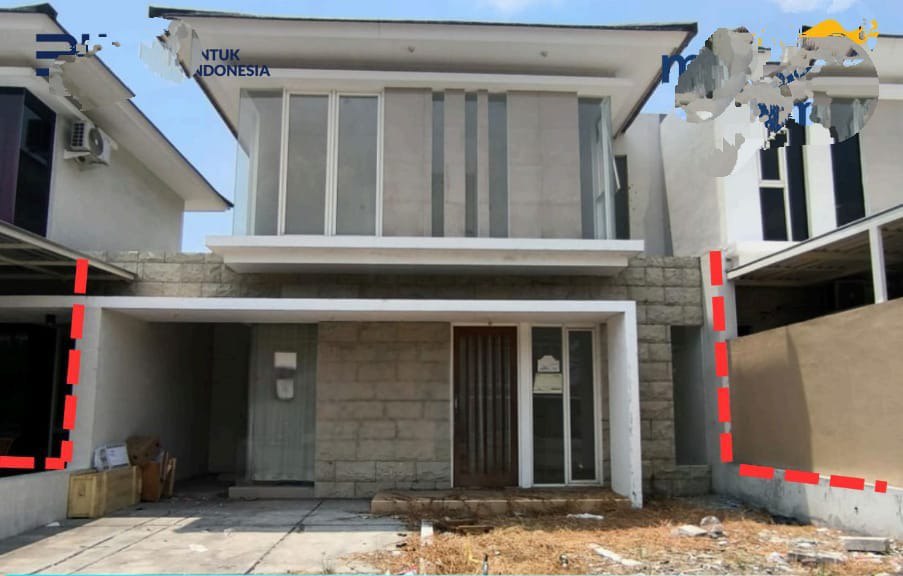 Dijual Lelang Rumah Minimalis Siap Huni di Mandiri Residence Cluster The Magnolia Village Sidoarjo - Image 1