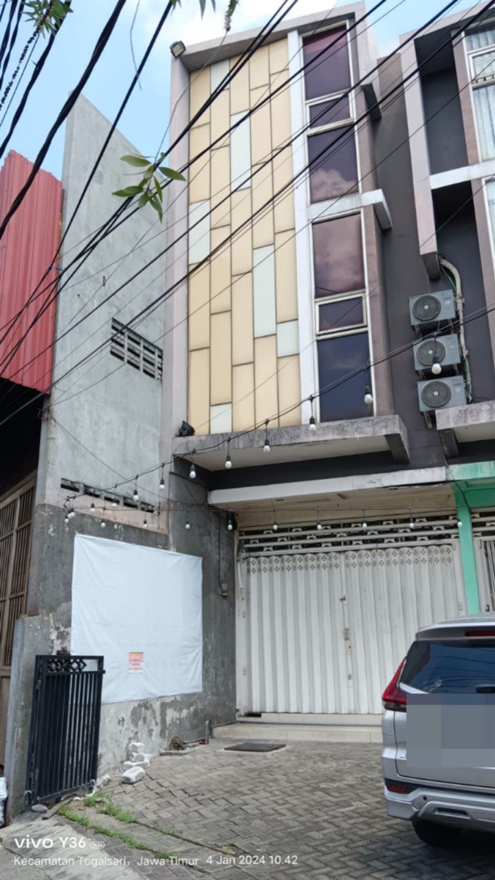 Dijual Lelang Ruko 2 Lantai di Nol jalan Raya Diponegoro Surabaya Selatan - Image 1