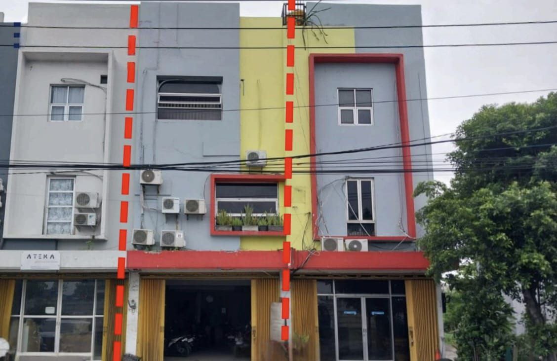 Dijual Lelang Ruko Strategis 3 Lantai di Kalianak Genting Asemrowo Surabaya Barat - Image 1