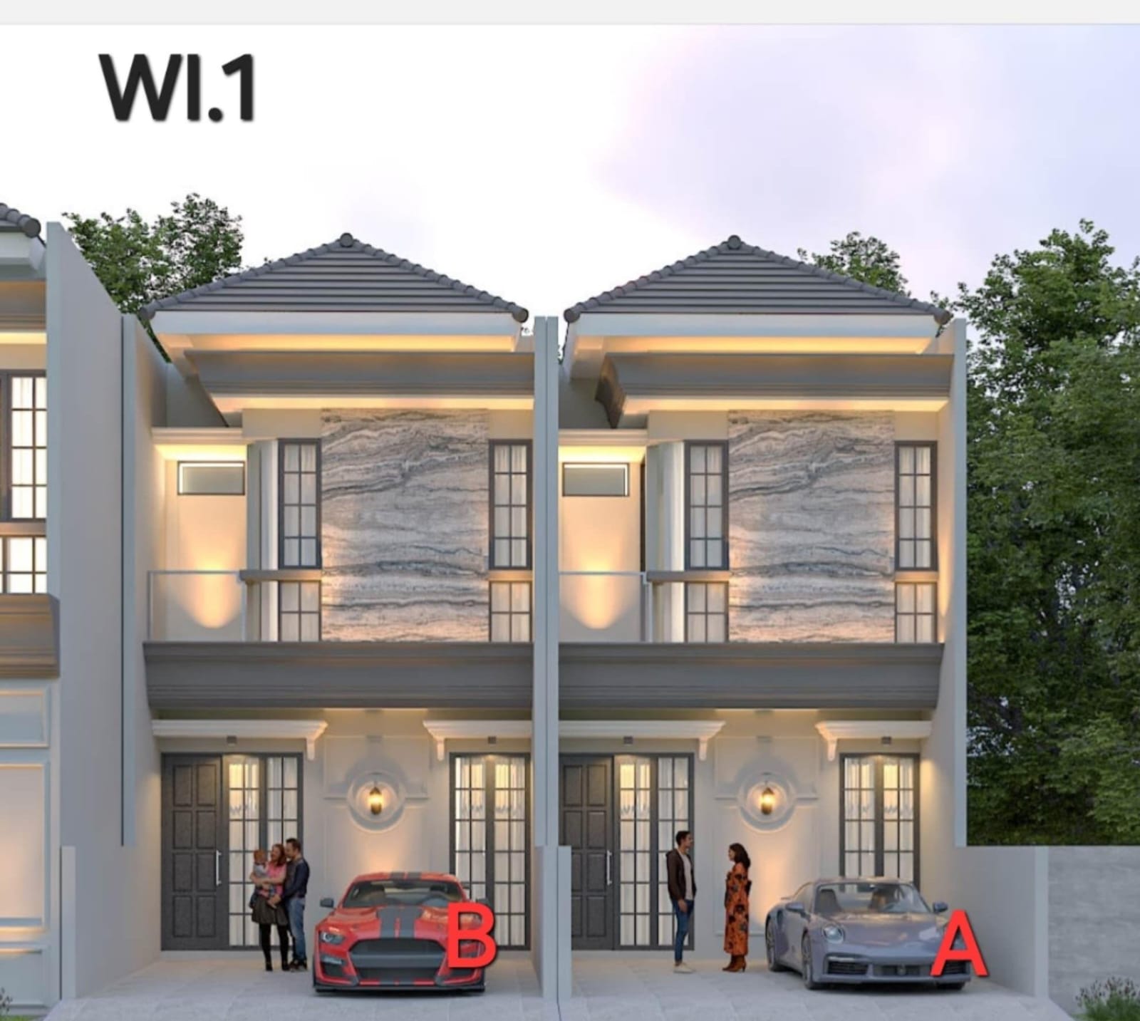 Jual Rumah Murah Minimalis 2 Lantai Wiyung Indah Lokasi Surabaya Barat - Thumbnail 2