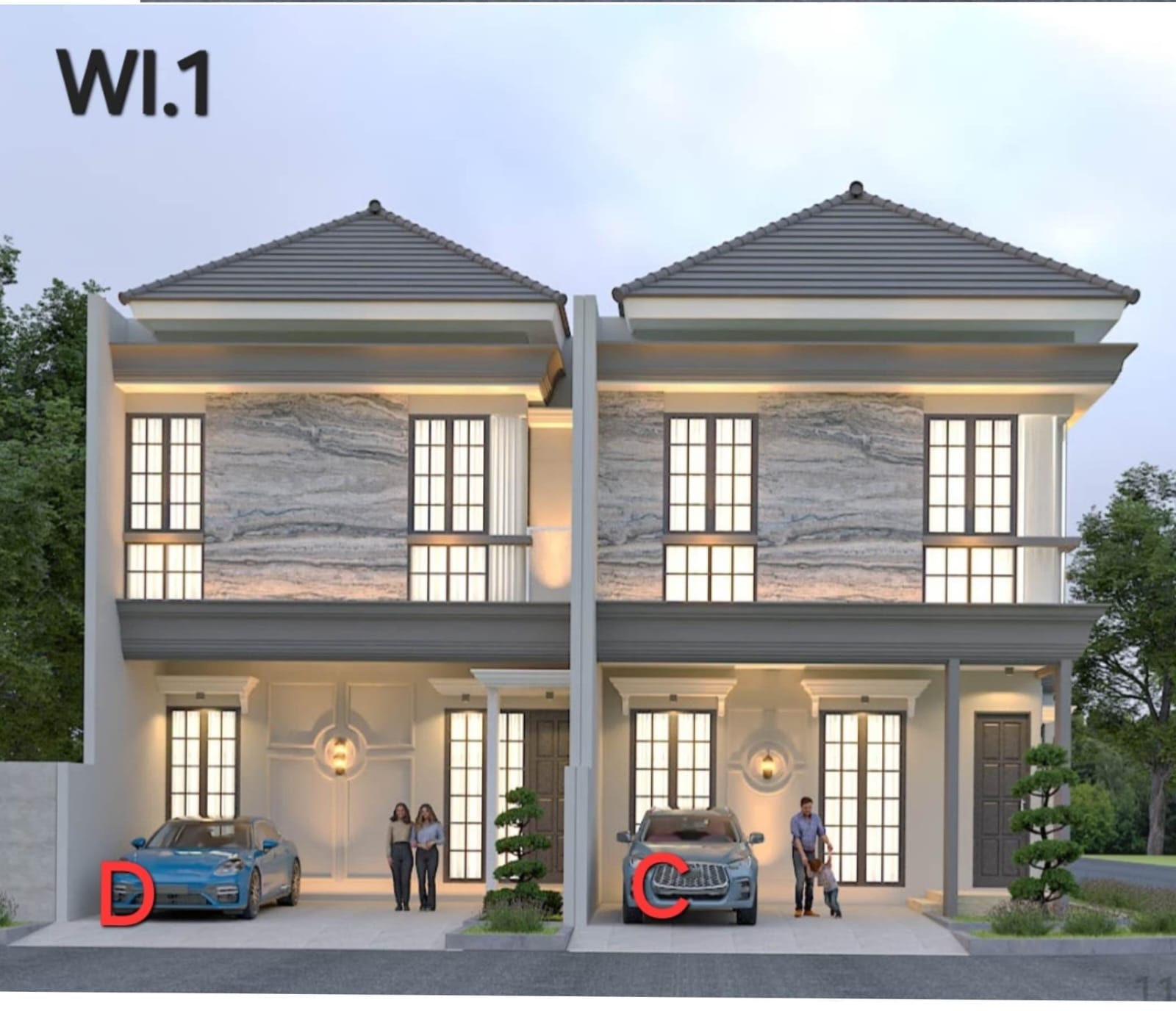 Jual Rumah Minimalis 2 Lantai Surabaya Barat - Thumbnail 2