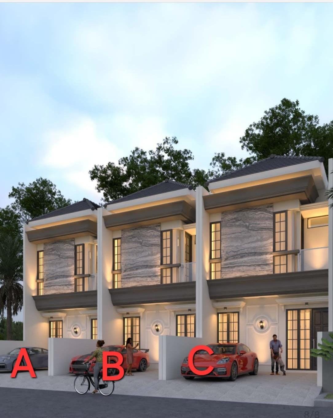 Jual Rumah Murah Baruk Barat 2 Lantai Minimalis Lokasi Surabaya Timur - Image 1