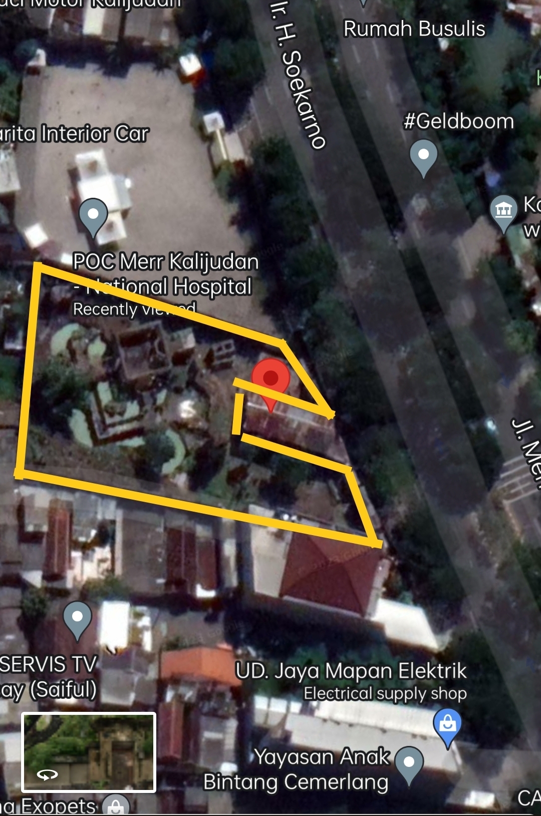 Disewakan Tanah di Ir. Soekarno Hatta Merr Surabaya Timur - Image 1