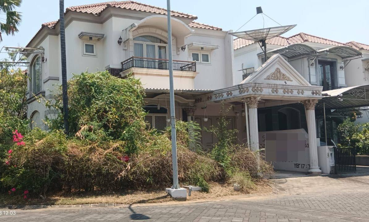 Jual Murah Lelang Rumah Mewah 2 Lantai Royal Palais Lokasi Wisata Bukit Mas di Surabaya Barat - Image 1