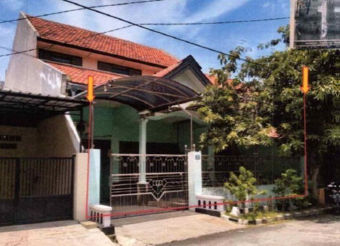 Dijual Lelang Rumah Nyaman dan Asri di Penjaringan Asri Surabaya - Image 1