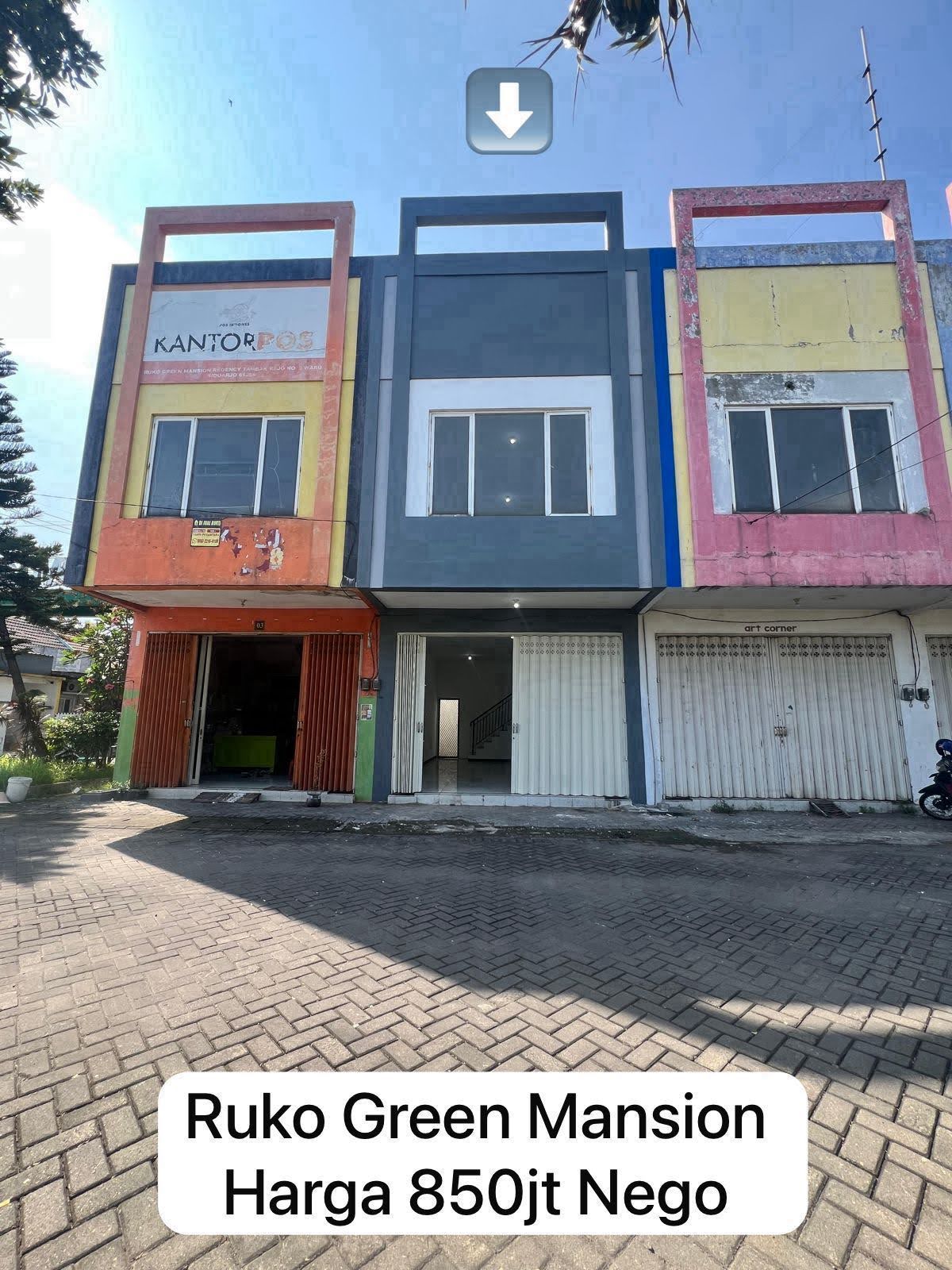 Dijual Ruko Strategis 2 Lantai Green Mansion Sidoarjo - Image 1