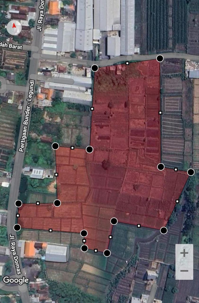 Dijual Tanah Lokasi Strategis Jalan Raya Domas Menganti Gresik - Image 1