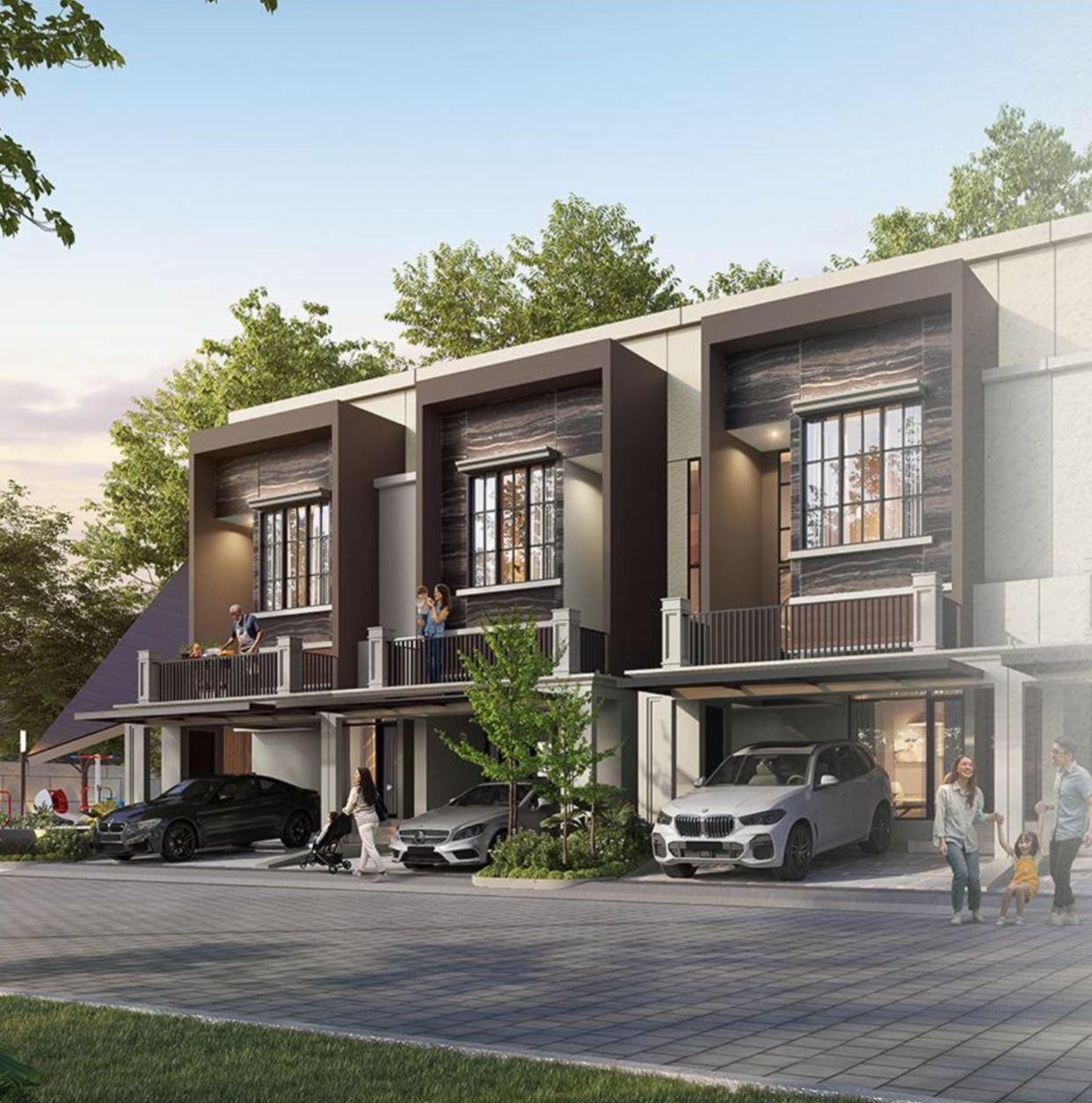 Dijual Rumah Baru Mewah di Cluster Chester Wisata Bukit Mas, Surabaya Barat - Image 1