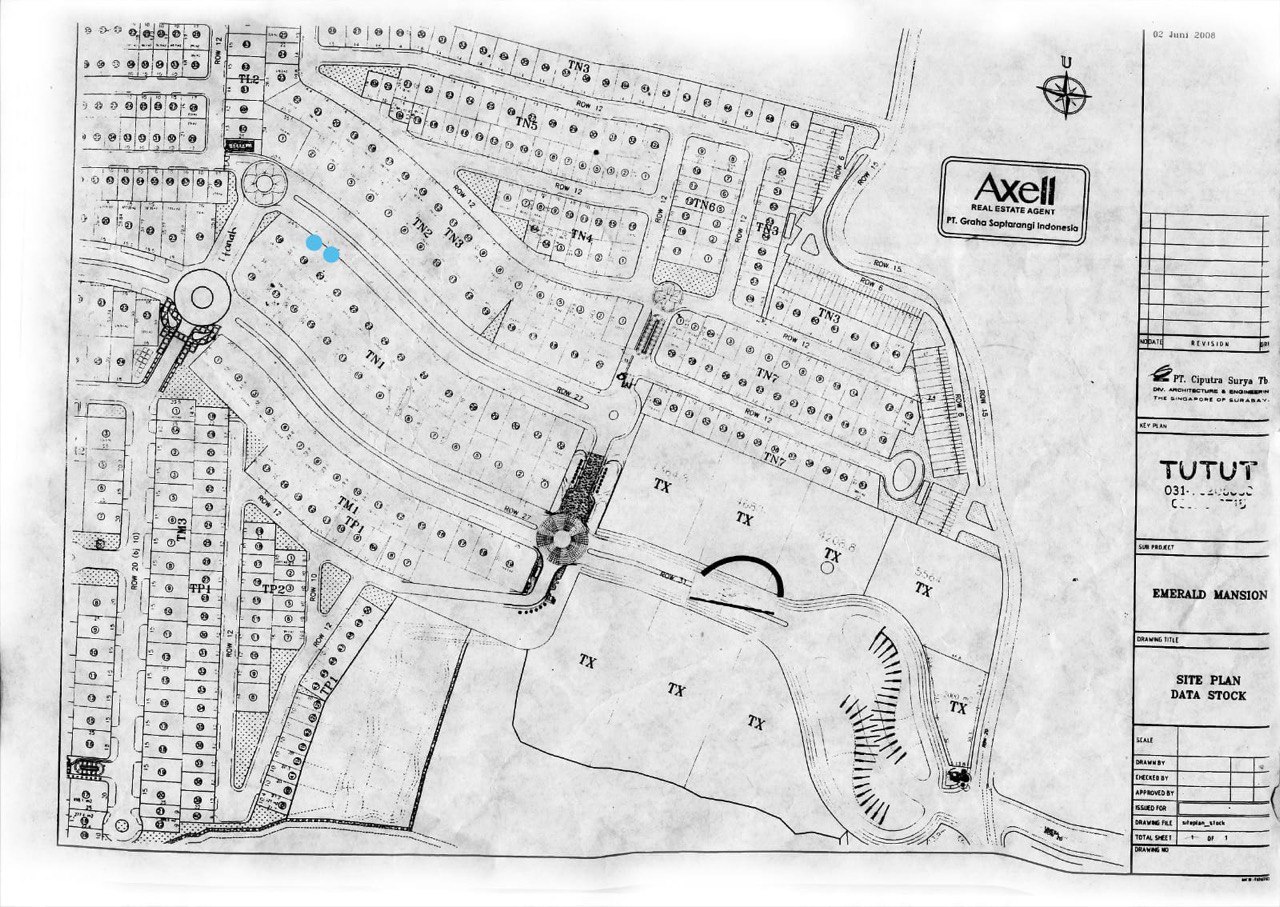 Disewakan 2 Tanah Kavling Strategis di Kawasan Emerald Mansion Citraland Surabaya Barat - Image 1