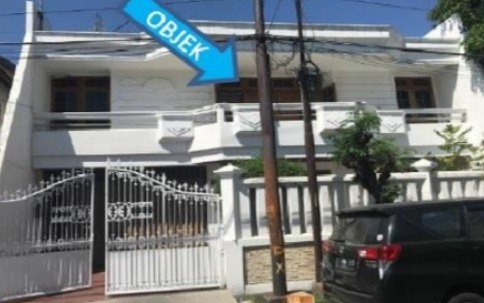 Dijual Rumah Lelang 2 Lantai di Jl. Dharmahusada Indah Barat II Surabaya Timur - Image 1