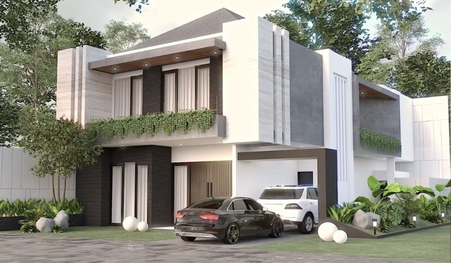 Dijual Rumah Mewah Dua Lantai di Kawasan Elit Raffles Garden Citraland Surabaya Barat - Image 1
