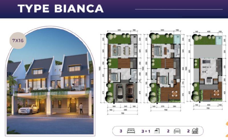 Dijual Rumah Baru Modern di Citraland Driyorejo CBD Gresik - Image 1