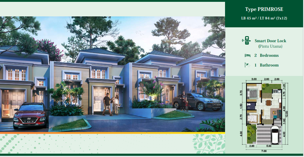 Dijual Rumah Baru Modern di Cluster Spring Dale Citra Garden Malang - Thumbnail 4