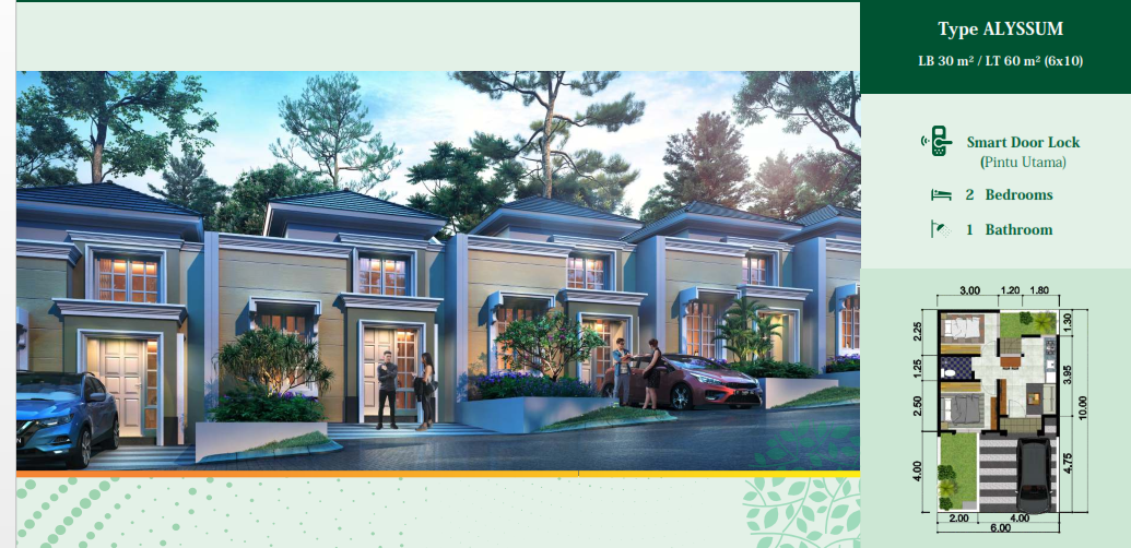 Dijual Rumah Baru Modern di Cluster Spring Dale Citra Garden Malang - Thumbnail 2