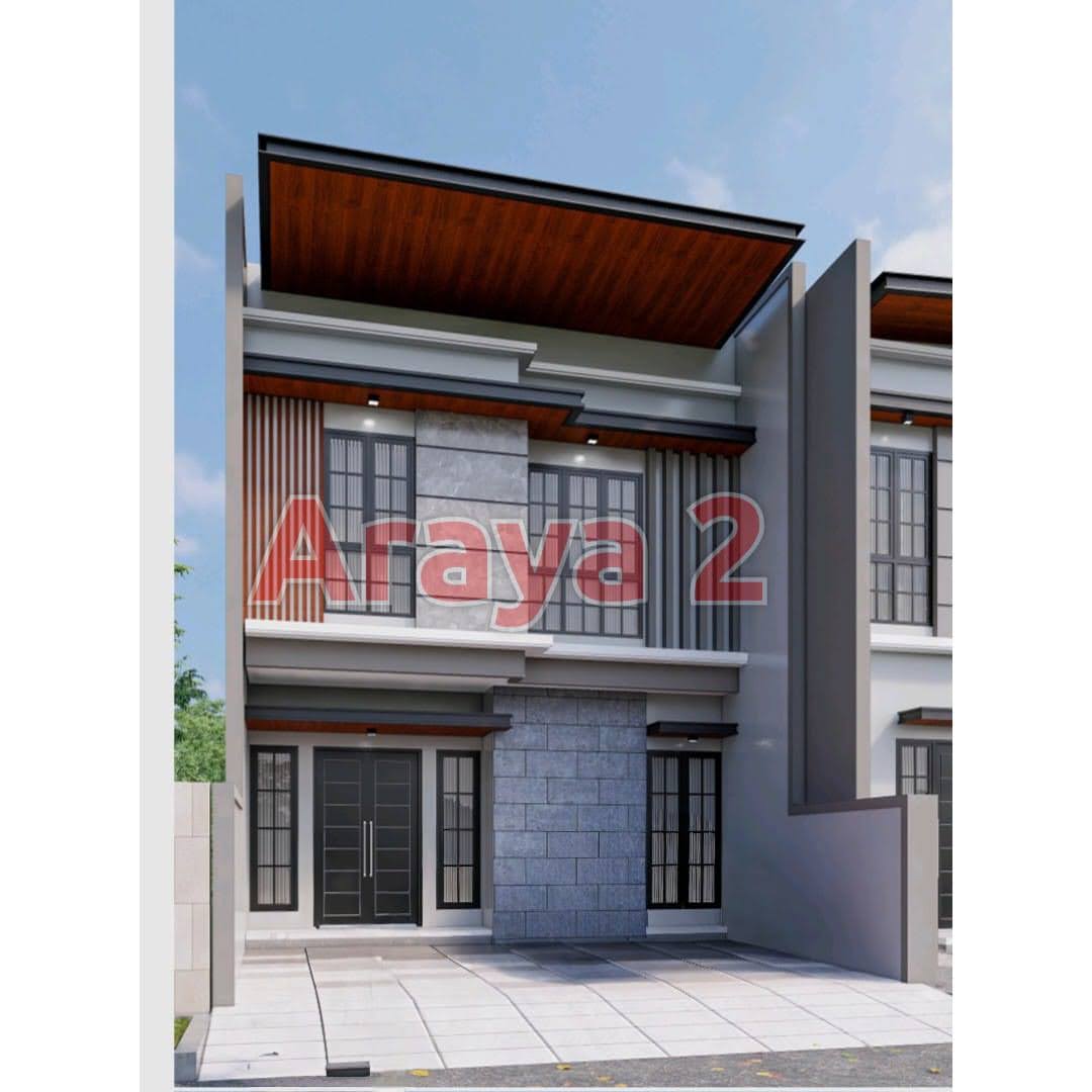 Rumah Mewah Minimalis di Araya II Galaxy Bumi Permai Surabaya Timur - Image 1