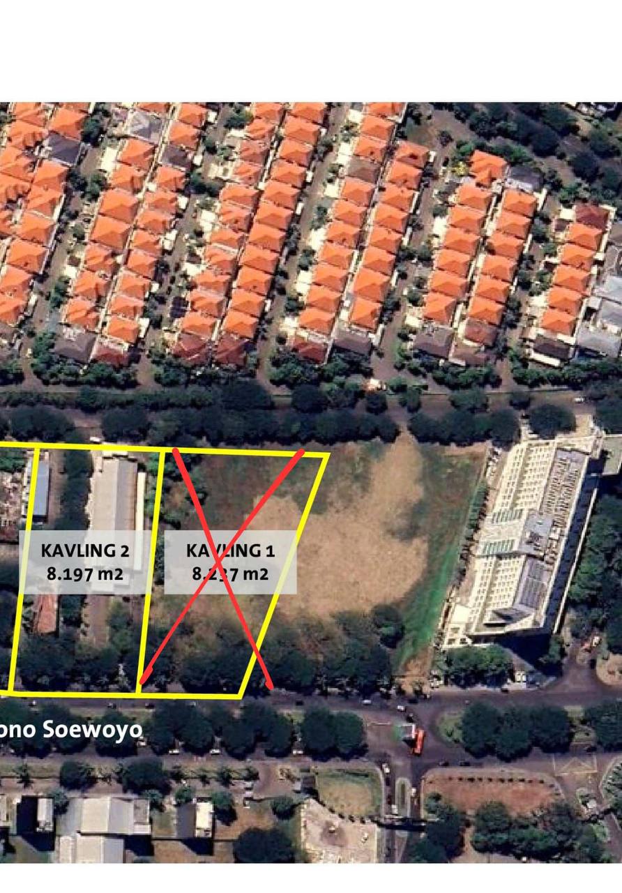 Dijual Tanah Kavling Komersial Strategis di Barat Graha Famili Surabaya Barat - Image 1