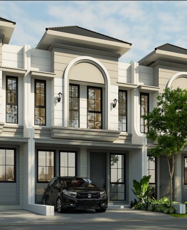 Dijual Rumah Baru di North Houston Mansion Nine Surabaya Barat - Image 1