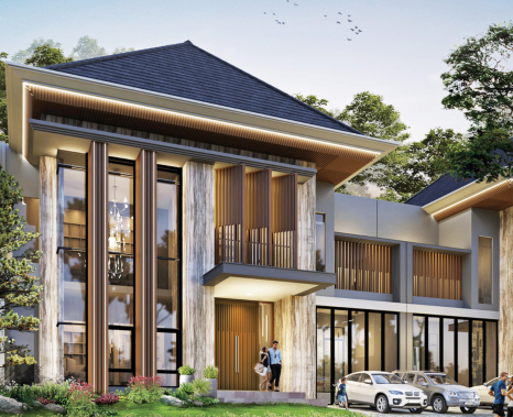Dijual Rumah Baru Eksklusif di Grand Cayman Pakuwon City Surabaya Timur - Image 1