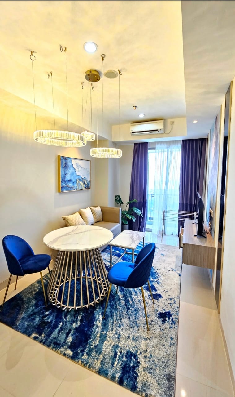 Dijual Apartemen Baru 2 BR Full Furniish Murah Strategis Grand Sungkono Lagoon Surabaya Barat - Thumbnail 3
