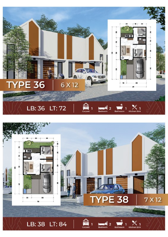 Dijual Rumah Baru Nyaman The Oso Cluster The Wise Sidoarjo - Image 1