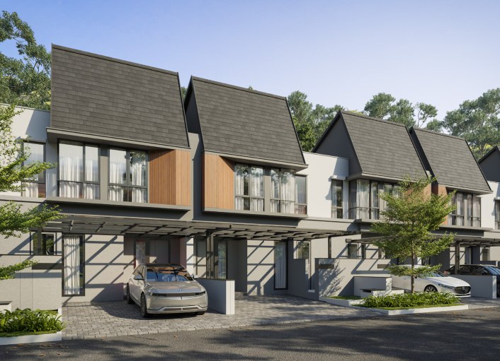 Dijual Rumah Modern Baru di Harvest Link Surabaya Selatan - Image 1