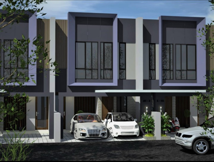 Jual Rumah Baru 2 Lantai Murah 1 M an Kalikepiting Surabaya - Image 1
