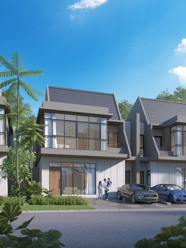 Dijual Rumah Modern di Cluster Lily By The Lake Graha Natura Surabaya Barat - Image 1