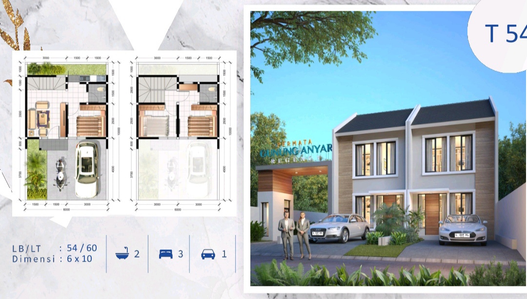 Dijual Rumah Baru Bagus dan Eksklusif di Permata Gunung Anyar Surabaya - Thumbnail 2