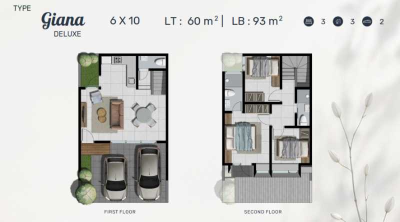 Dijual Rumah Baru Eksklusif di Citraland Northwest Cluster Northwest Garden Surabaya Barat - Thumbnail 2