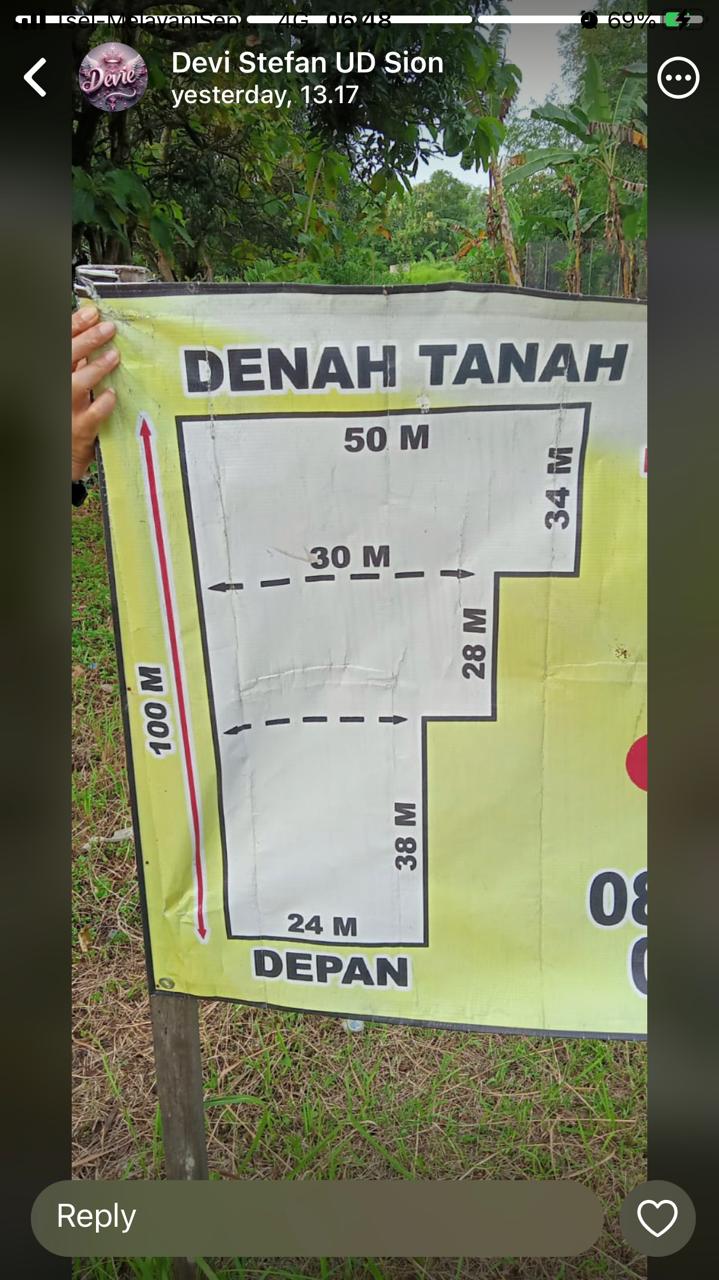 Dijual Tanah Nol Jalan Raya Propinsi Daerah Bojonegoro Jawa Timur - Image 1