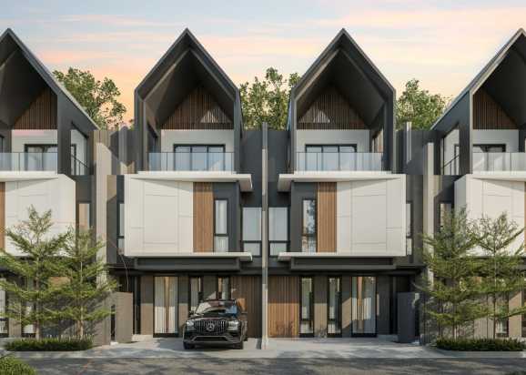 Dijual Rumah Baru Mewah Tiga Lantai di Cluster Eastern Spring Grand Eastern Surabaya Timur - Image 1