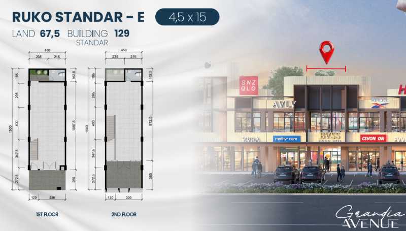 Dijual Ruko Baru Area Komersial Premium di Grandia Avenue Citraland Northwest Surabaya Barat - Thumbnail 4