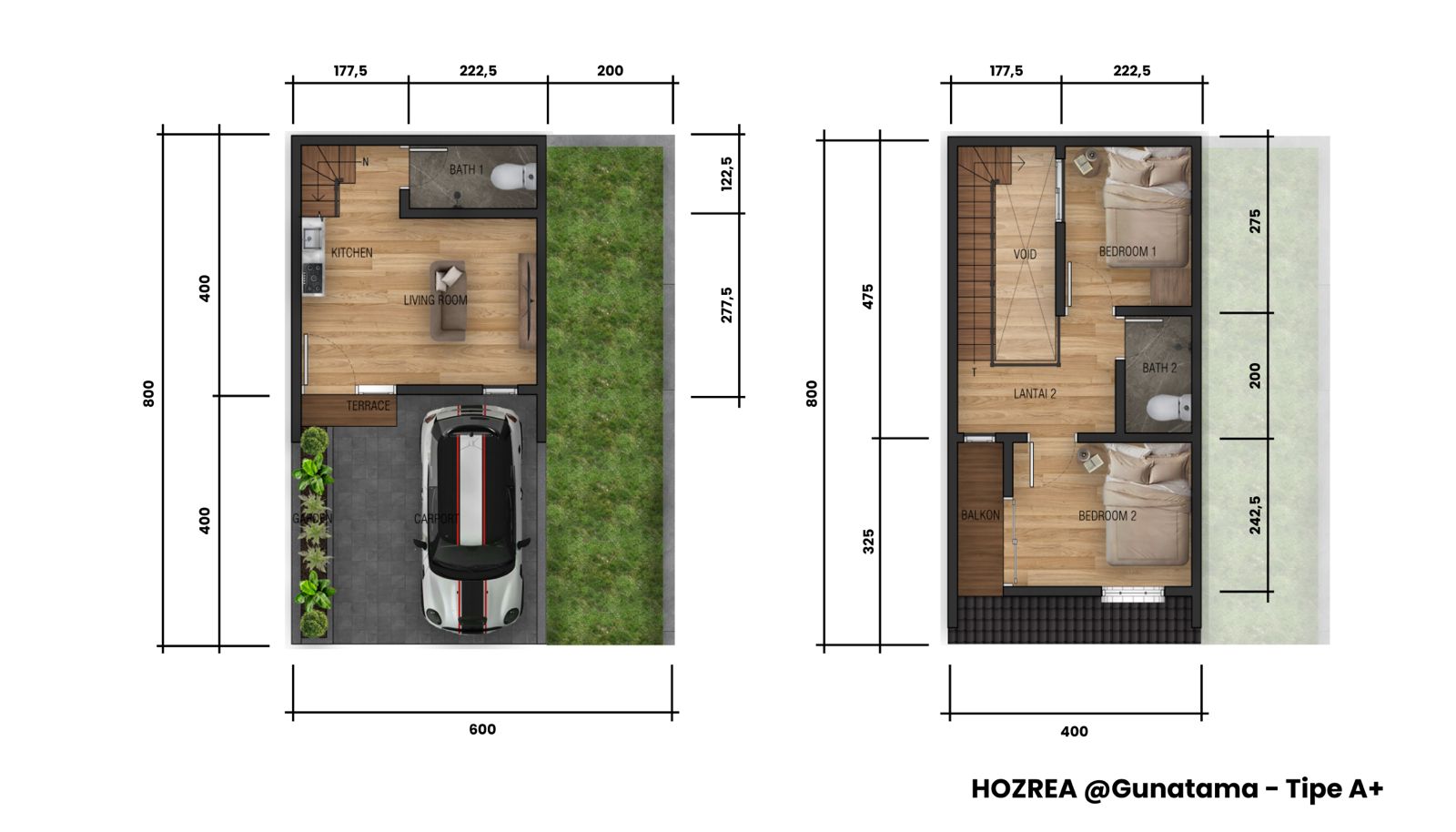 Dijual Rumah Modern Aesthetic Ala Korea di Hozrea Surabaya Timur - Thumbnail 2