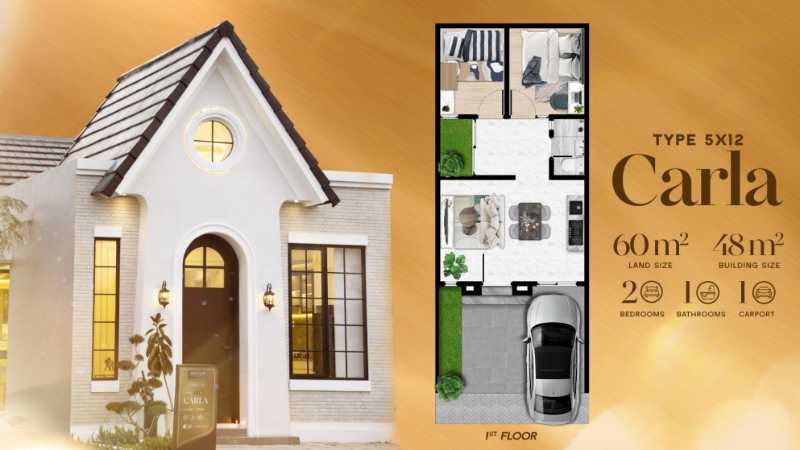 Dijual Rumah Baru Posisi Hook di South Houston Mansion Nine Surabaya Barat - Image 1