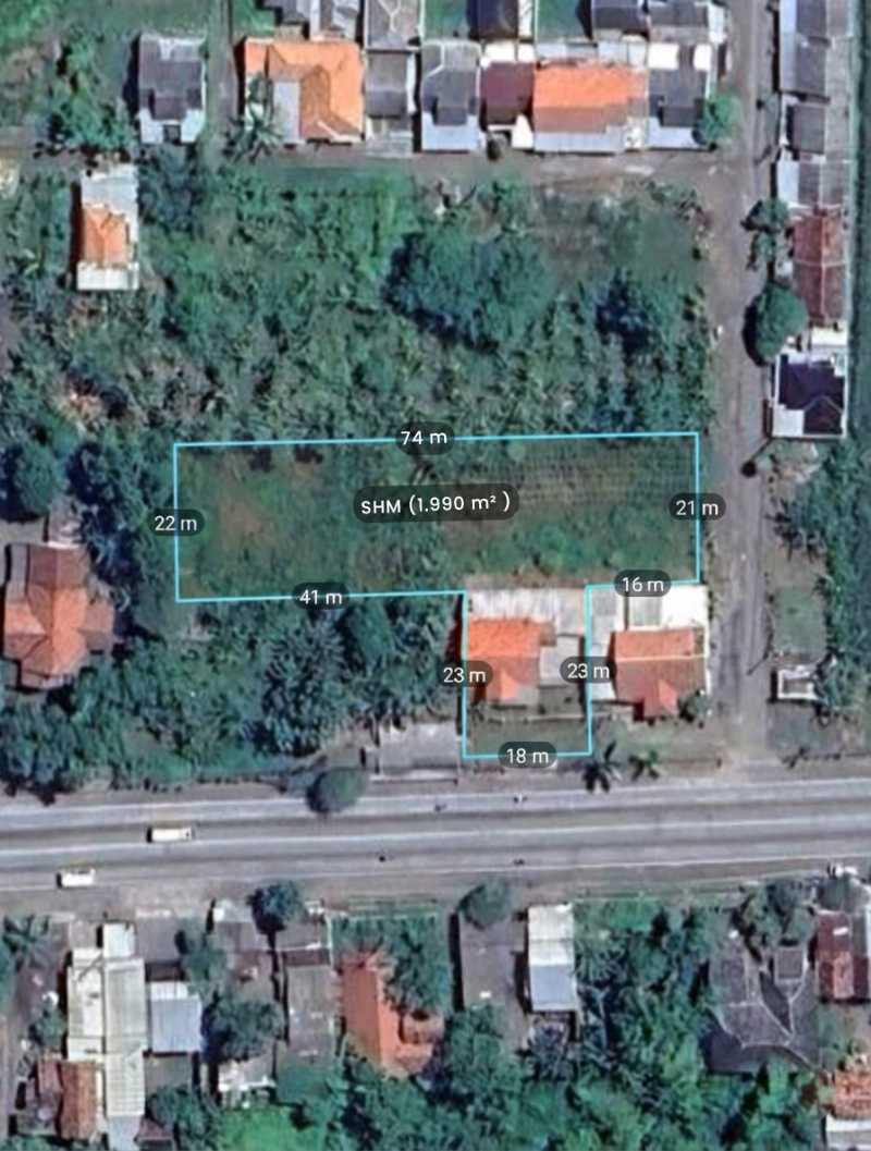 Dijual Tanah dan Bangunan Strategis di Nol Jalan Raya Panglima Sudirman Probolinggo - Image 1