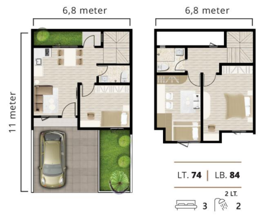 Dijual Rumah Lokasi Strategis di The Juanda Sidoarjo - Thumbnail 2