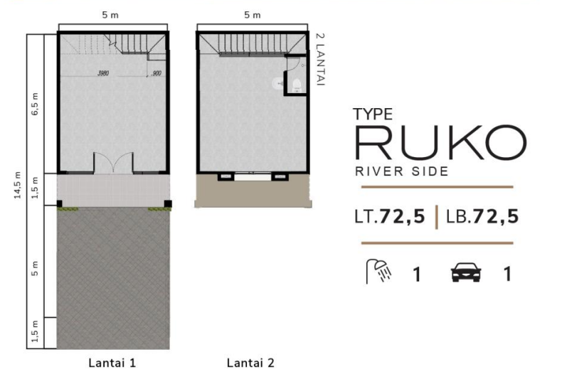 Dijual Ruko Lokasi Sangat Mendukung Aktivitas Bisnis di The Cemandi Sidoarjo - Thumbnail 2