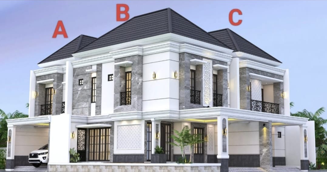 Dijual Rumah Strategis Model American Style di Kertajaya Indah Surabaya Timur - Image 1