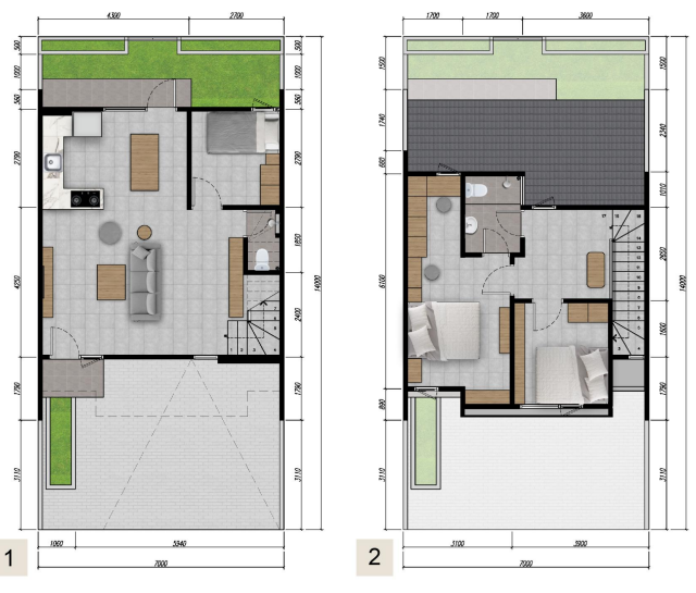 Dijual Rumah Baru Double Fasad di Park Sunrise Tahap III Surabaya Timur - Thumbnail 2